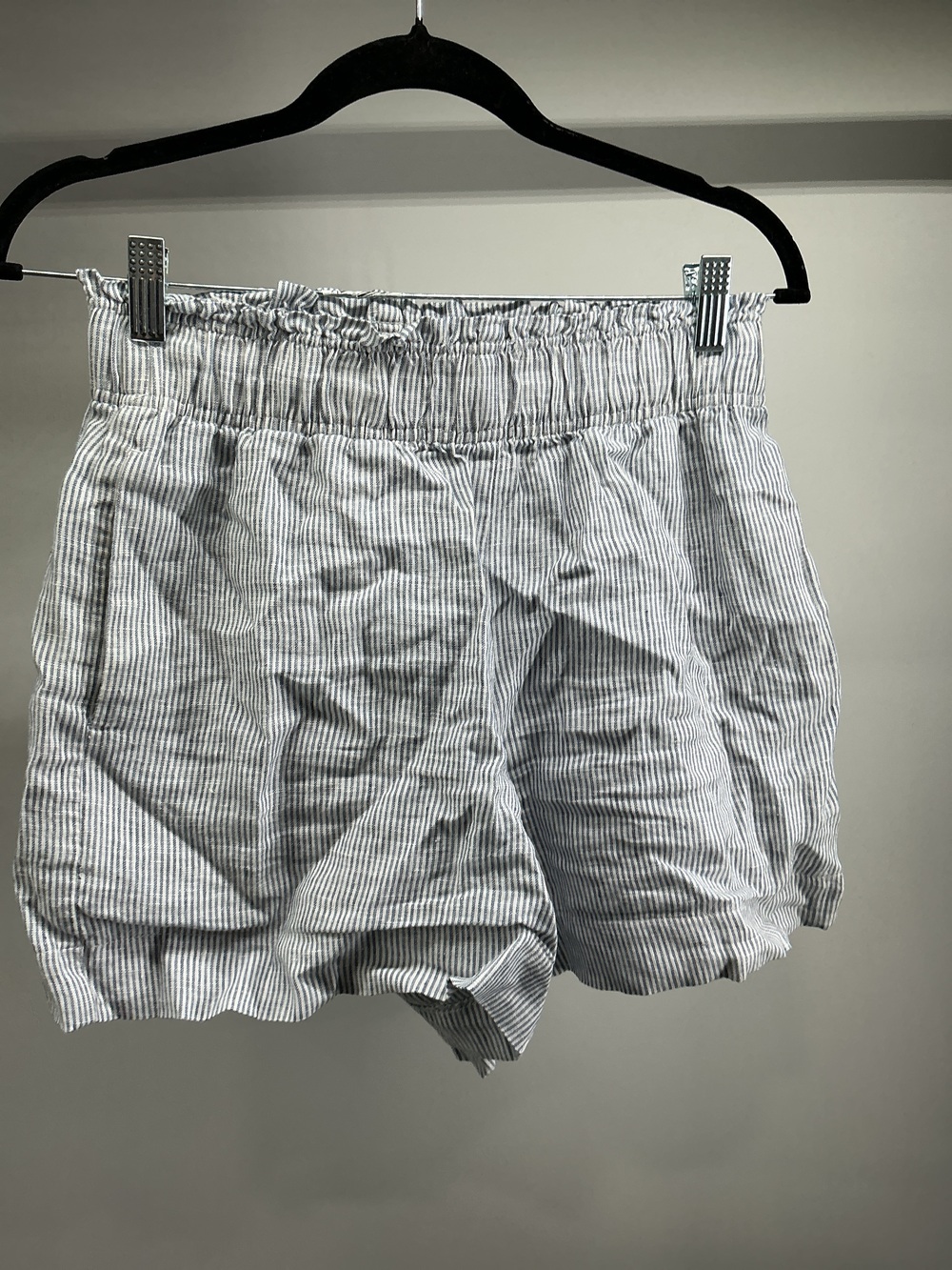 100% European Linen High Waisted Shorts